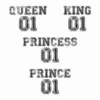 Kép 1/2 - Queen - King - Princess - Prince